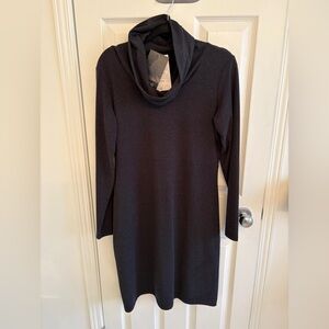 Miik chic charcoal grey long sleeve dress